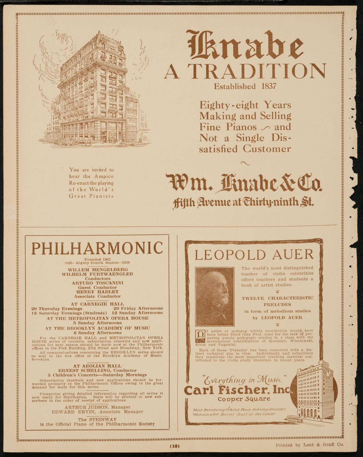 Grand Army of the Republic Memorial Day Exercises, May 30, 1925, program page 12