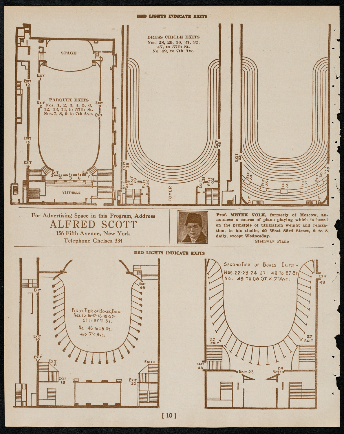 Josef Borissoff, Violin, February 15, 1922, program page 10