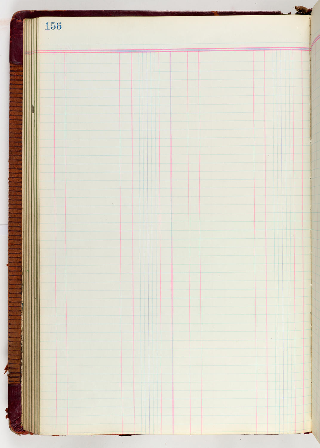 Music Hall Accounting Ledger Journal, volume 6, page 156