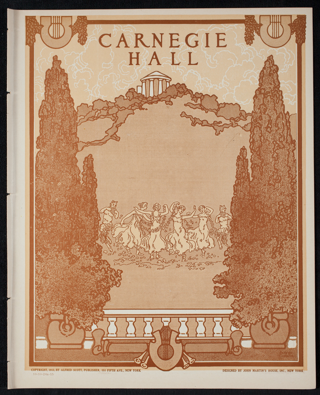 People's Symphony Concert, October 24, 1915, program page 1