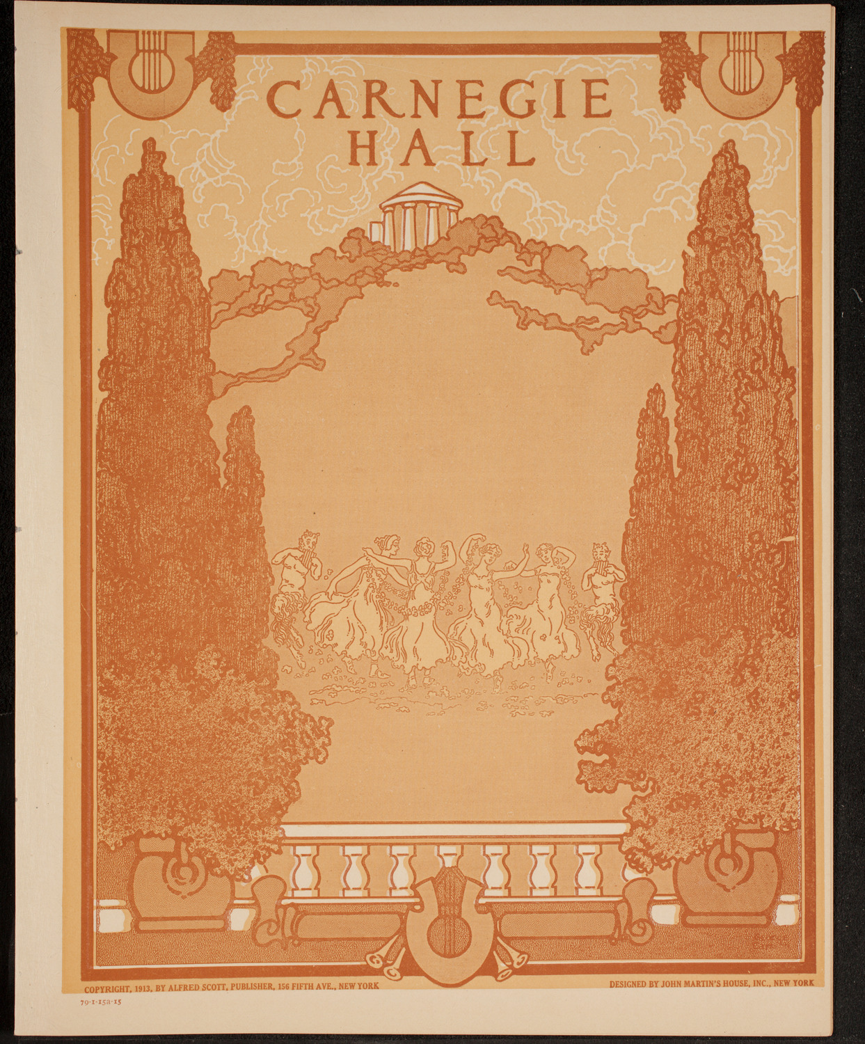 New York Philharmonic, January 15, 1915, program page 1