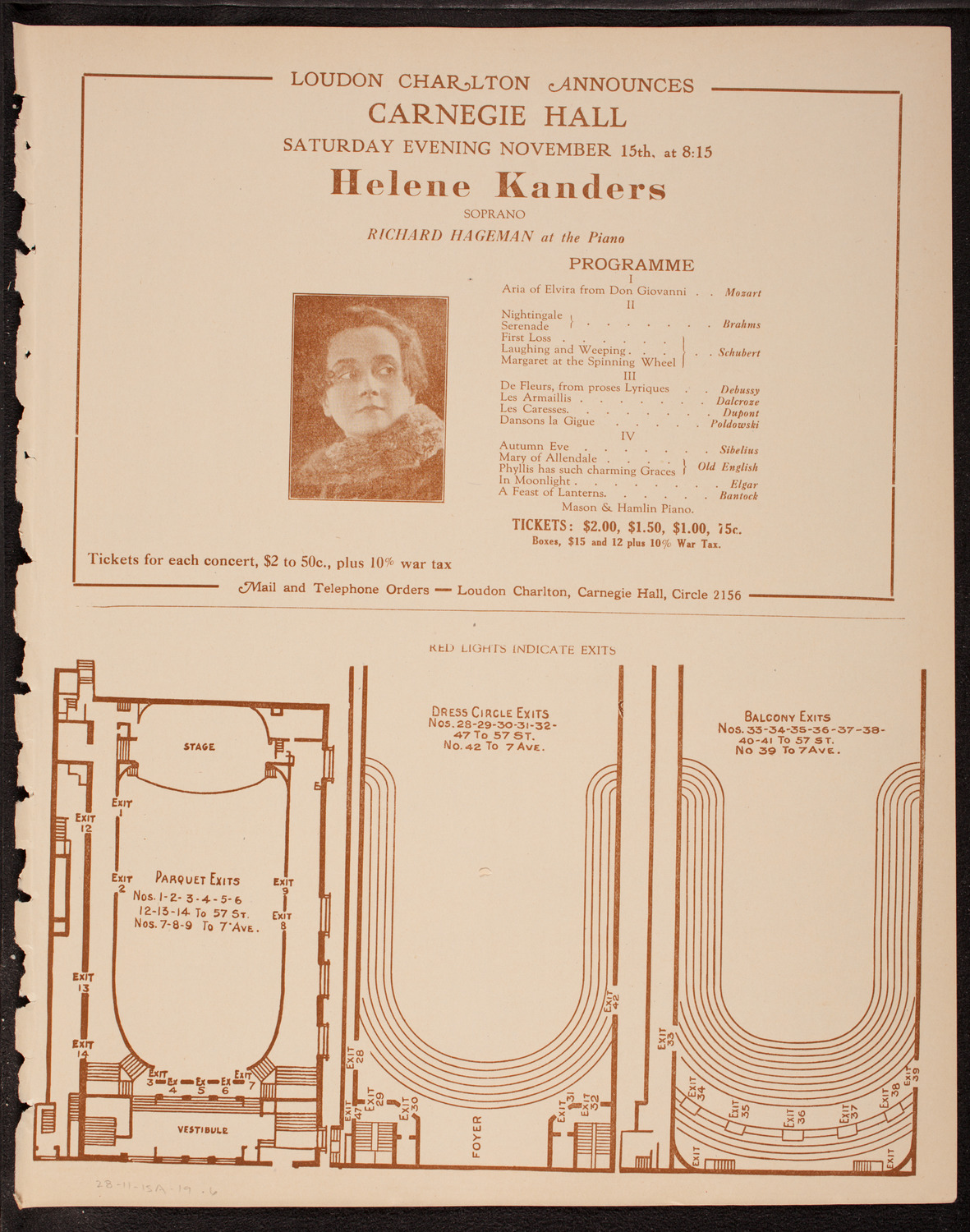 Symphony Concert for Young People, November 15, 1919, program page 11