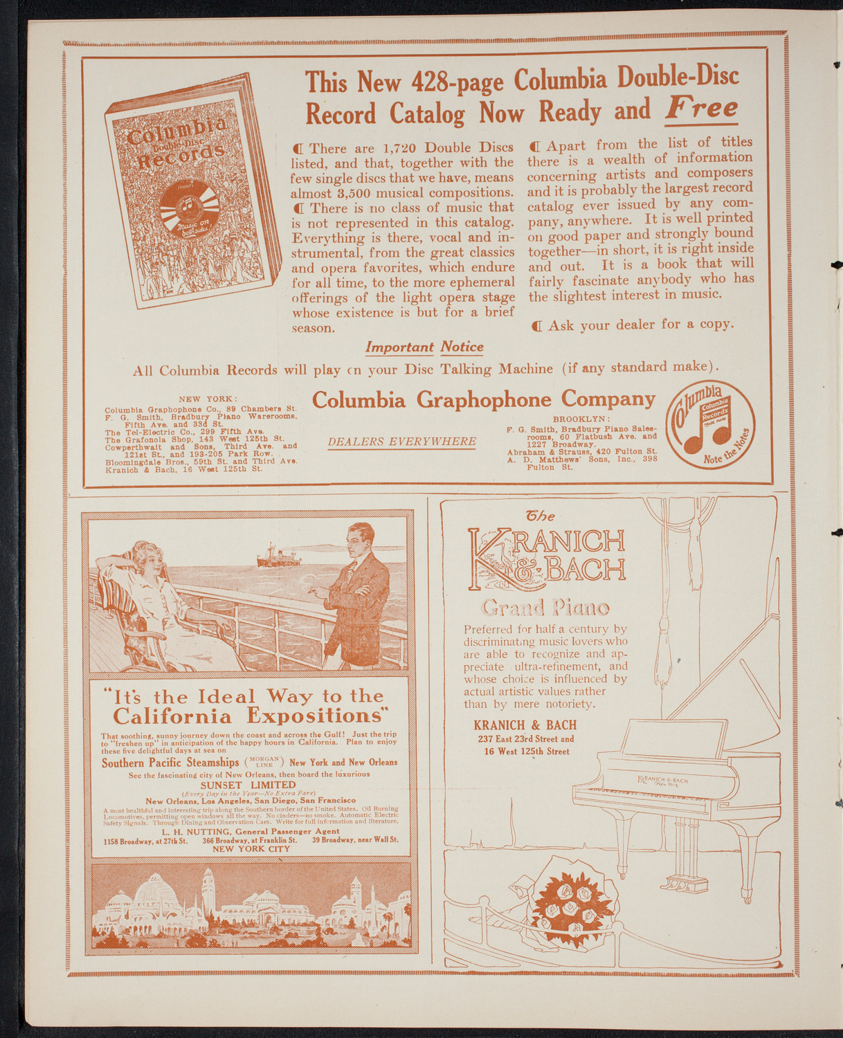 Benefit: Music School Settlement, March 25, 1915, program page 6