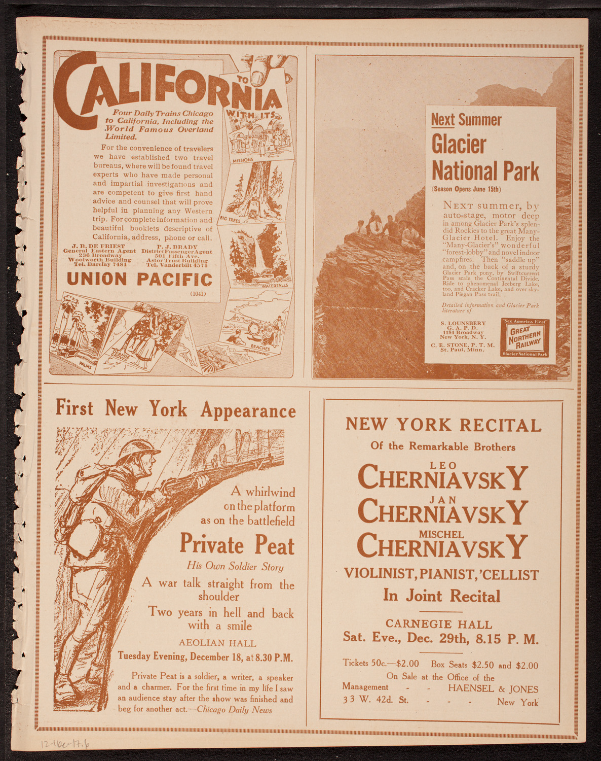 Newman Traveltalks: Our West Indies, December 16, 1917, program page 11
