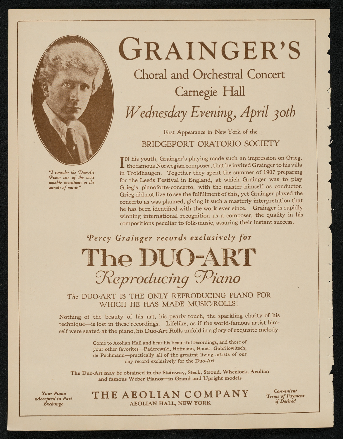 Lecture by Howard Carter, April 27, 1924, program page 2