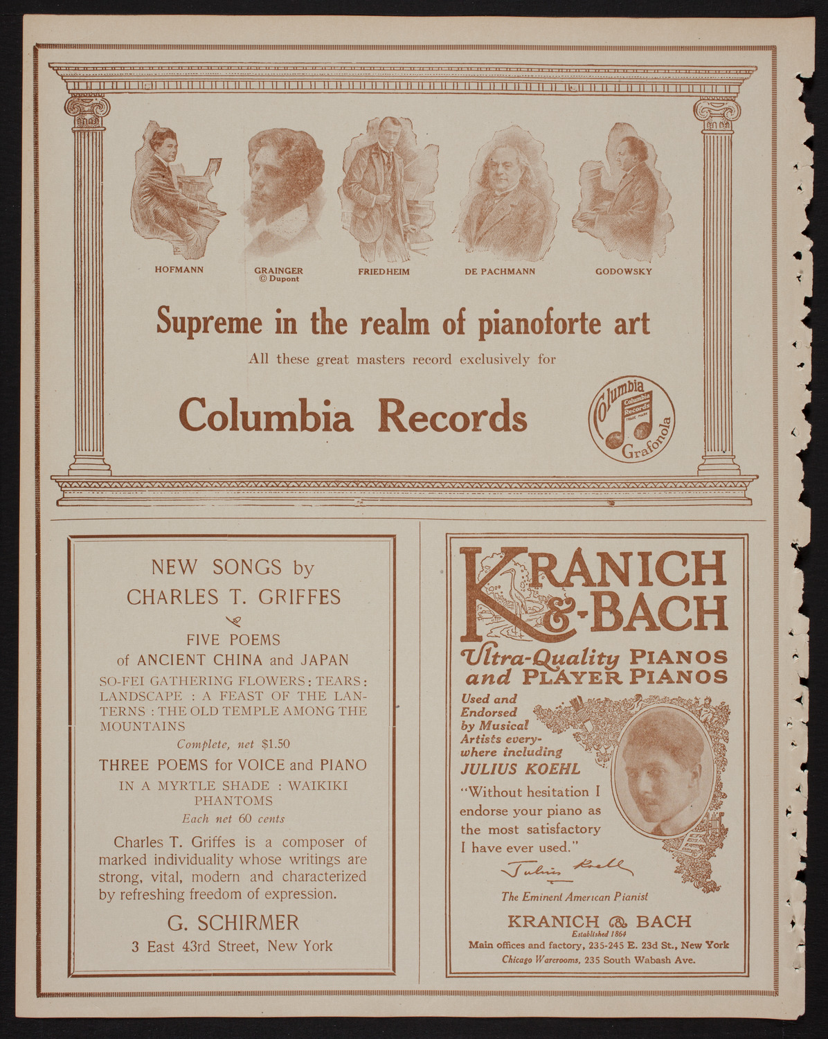 Italian Division of International Music Festival Chorus, April 17, 1918, program page 6