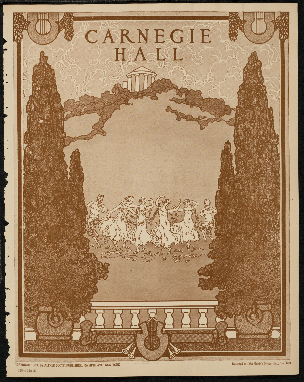 Boston Symphony Orchestra, April 11, 1925, program page 1