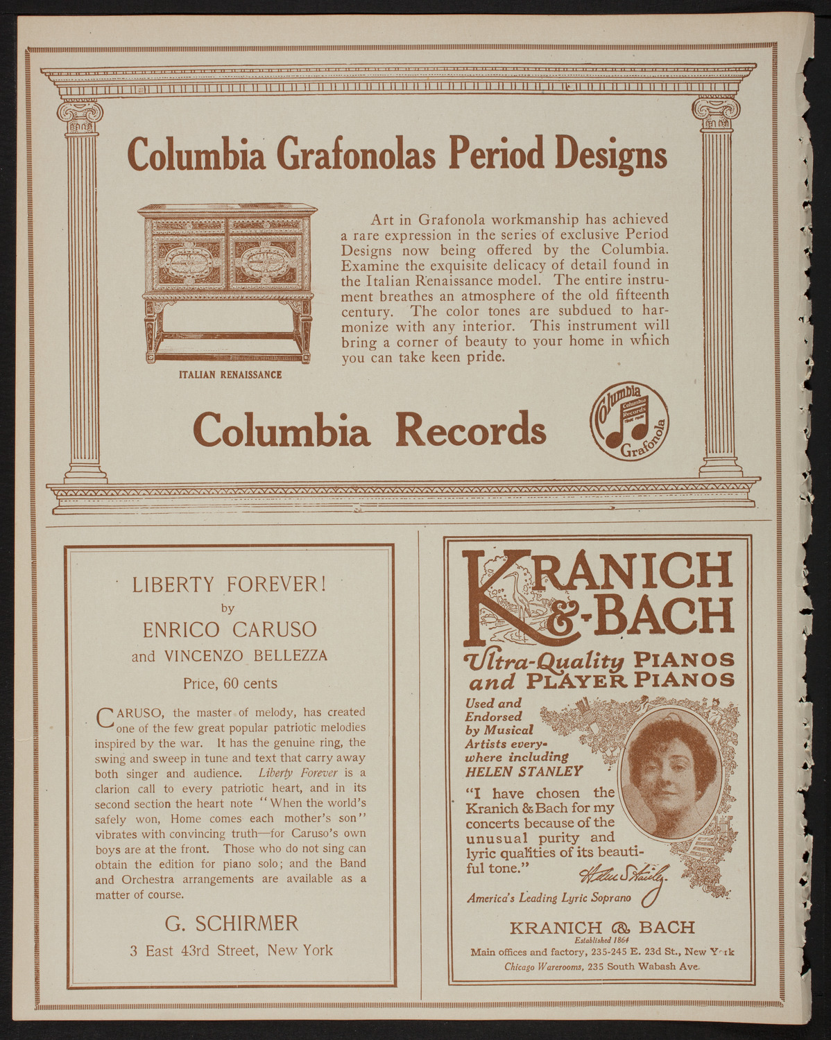 Amelita Galli-Curci, Soprano, March 4, 1918, program page 6