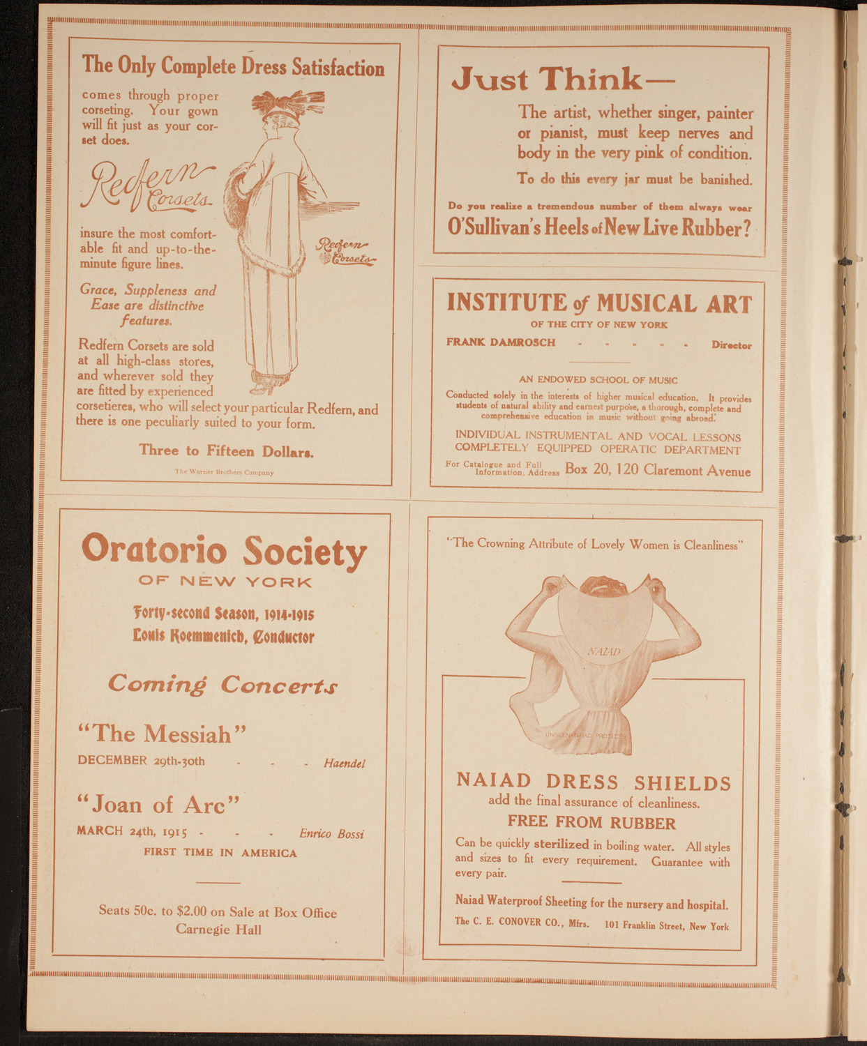 Fritz Kreisler, Violin, December 12, 1914, program page 2