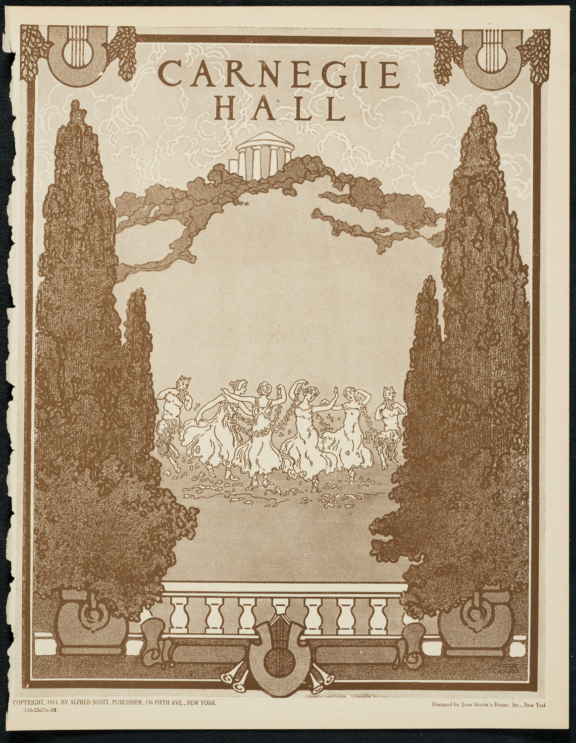 New York Symphony Orchestra, December 21, 1923, program page 1