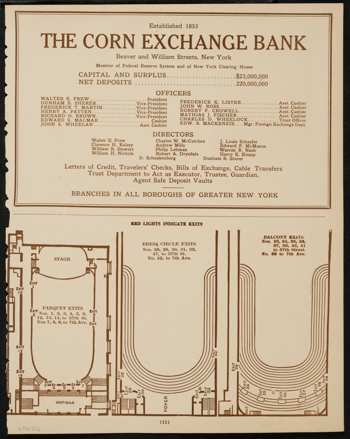 Mass Meeting for Women, April 27, 1925, program page 11