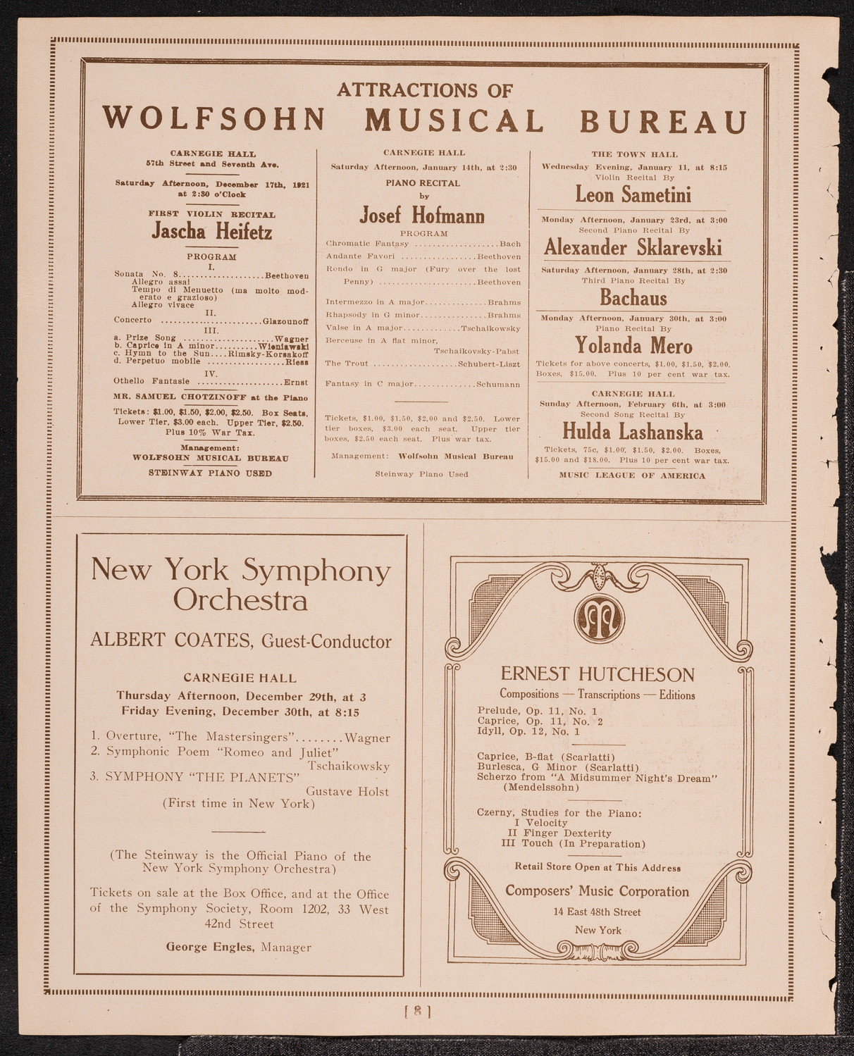 Newman Traveltalks: Norway, Sweden and Denmark, December 11, 1921, program page 8