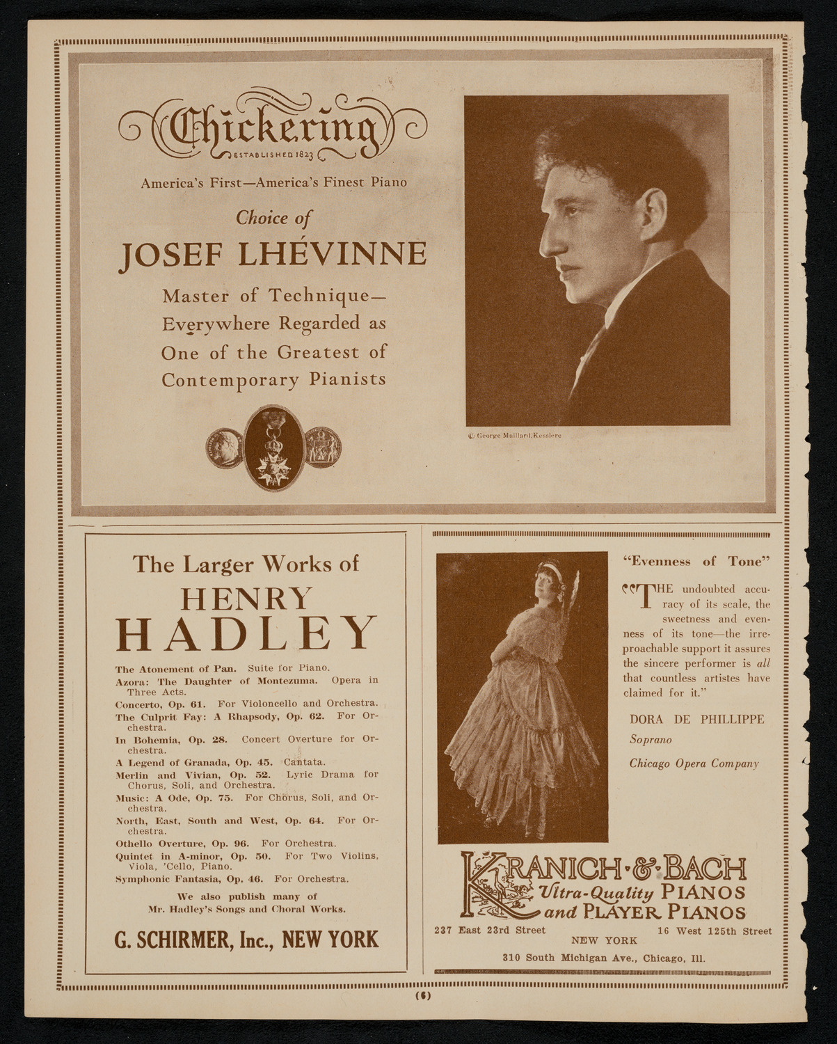 State Symphony Orchestra of New York, December 20, 1925, program page 6