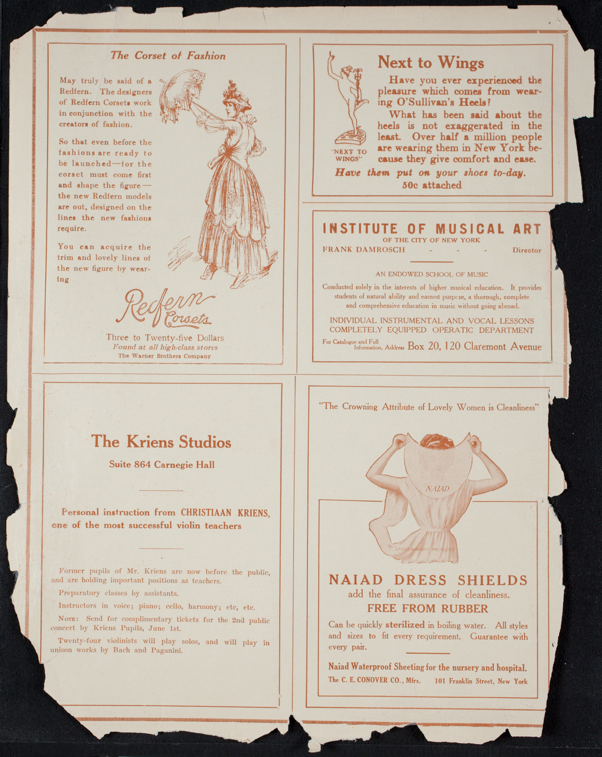 Graduation: New York College of Dentistry, June 7, 1915, program page 2