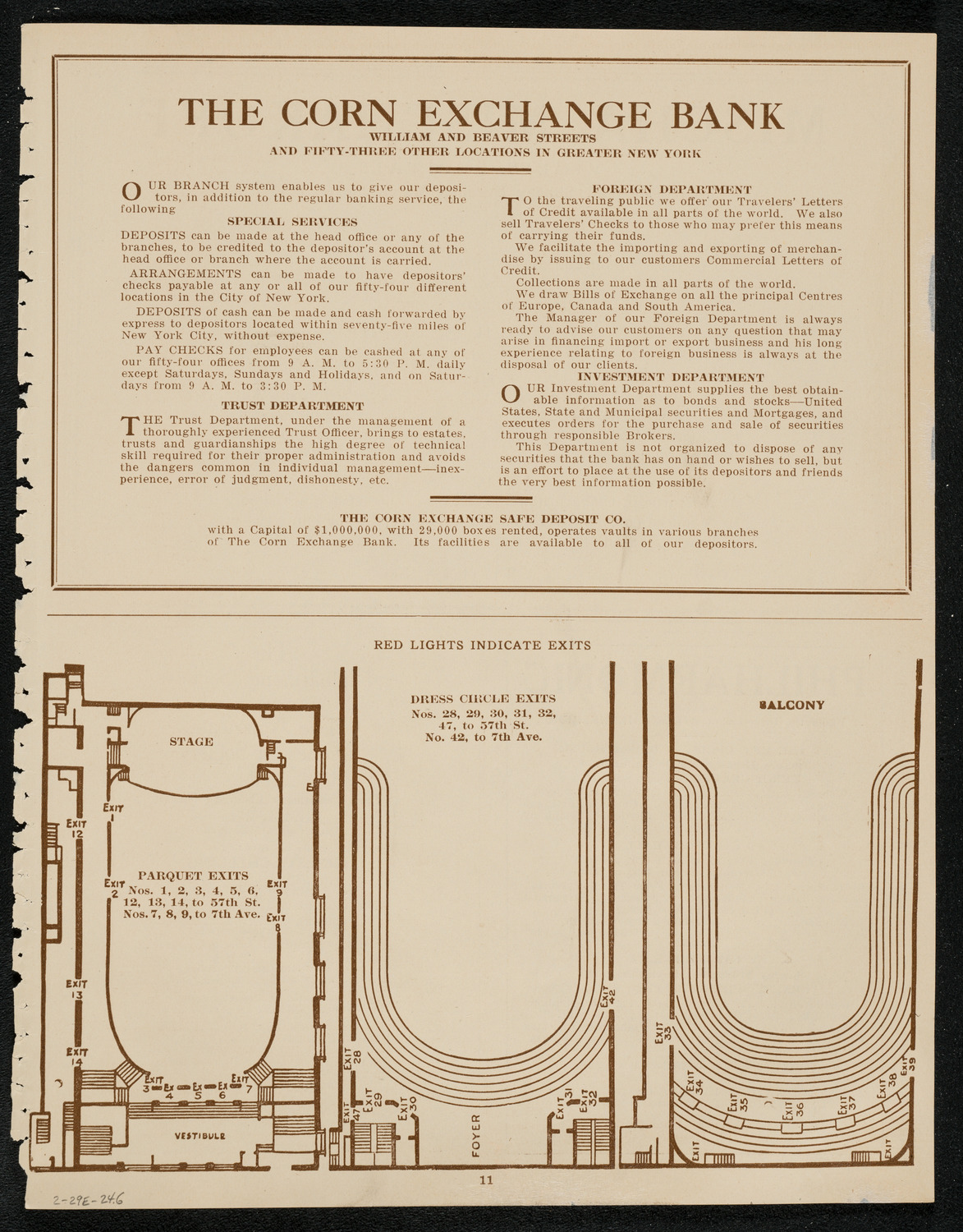 New York Symphony Orchestra, February 29, 1924, program page 11