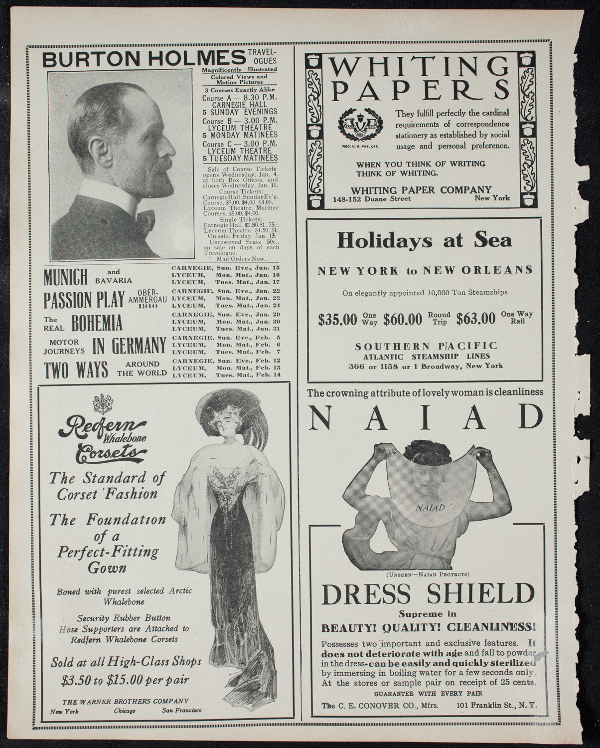 Lillian Nordica, Soprano, with the New York Symphony Orchestra, January 4, 1911, program page 2