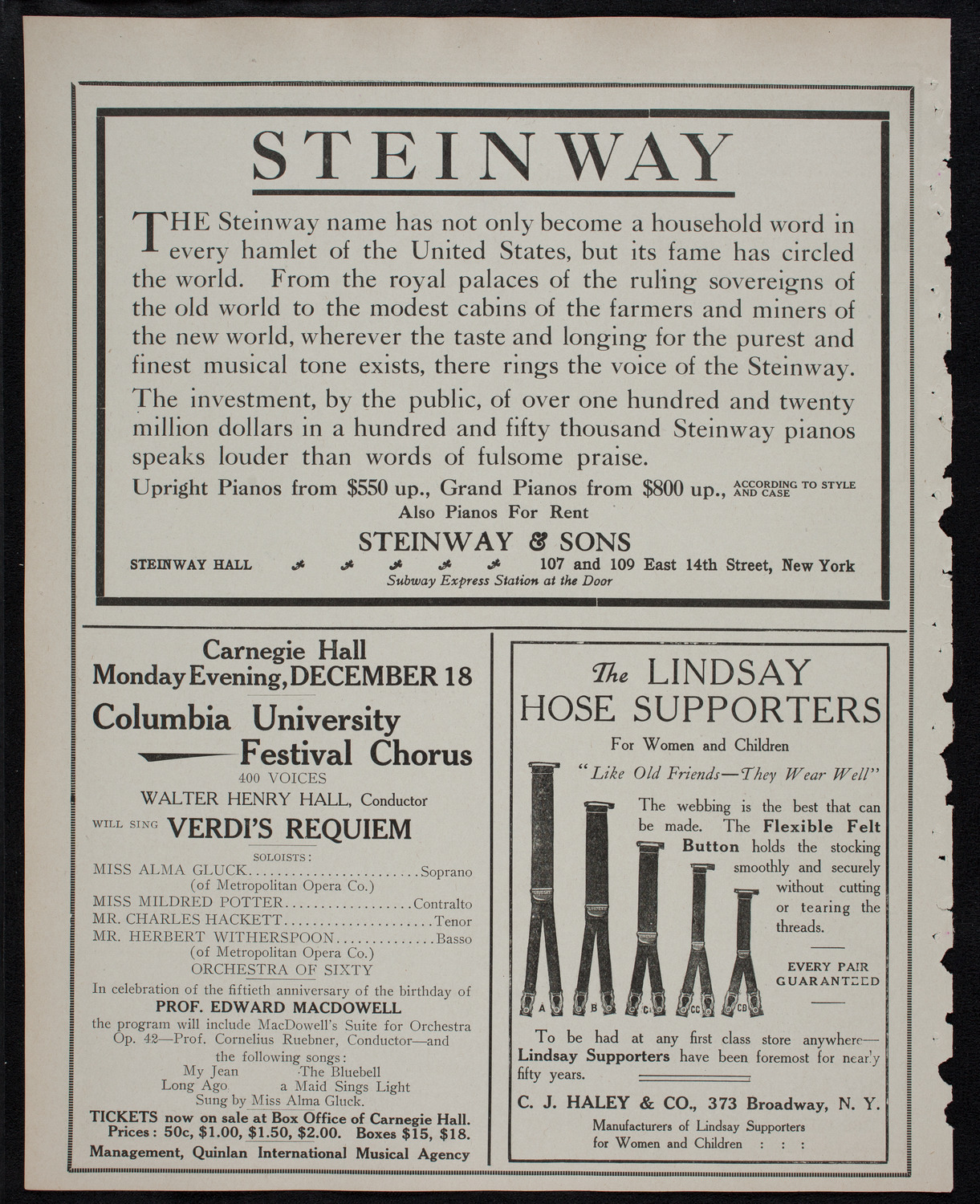 Elmendorf Lecture: Naples and Environs, December 10, 1911, program page 4