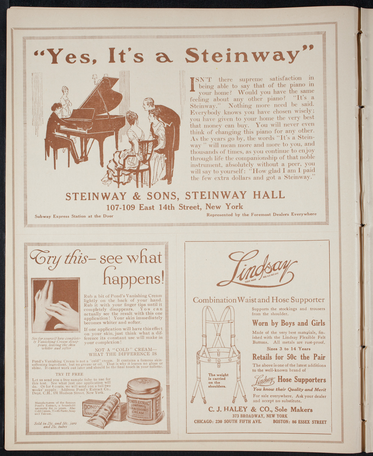 Fashion Show: "Yesterday or To-Morrow", October 7, 1915, program page 4