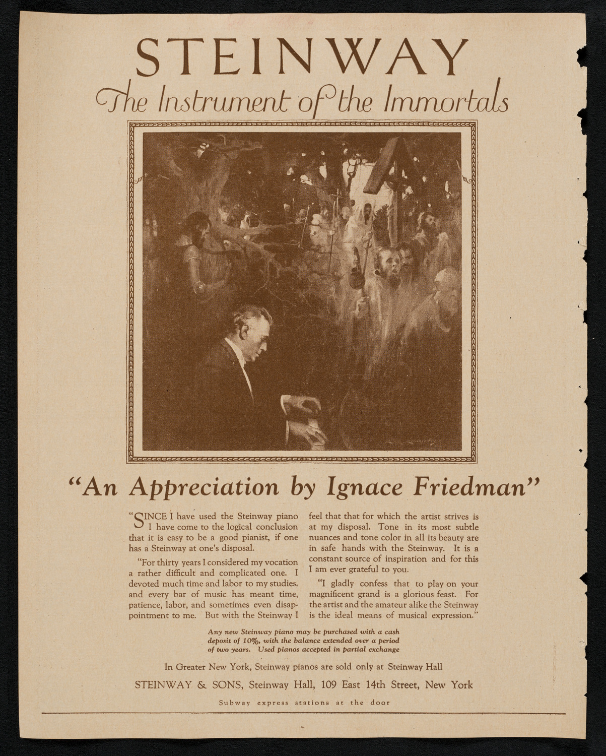 New York Symphony Orchestra, February 16, 1923, program page 4