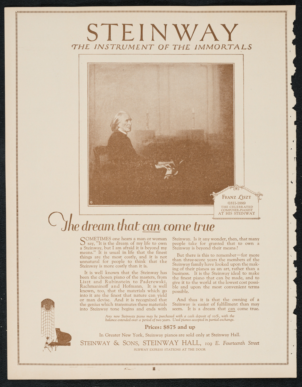 Isa Kremer, Soprano, November 12, 1922, program page 4