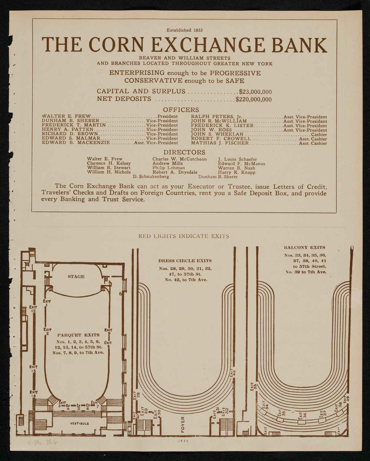 New York Symphony Orchestra, November 20, 1925, program page 11