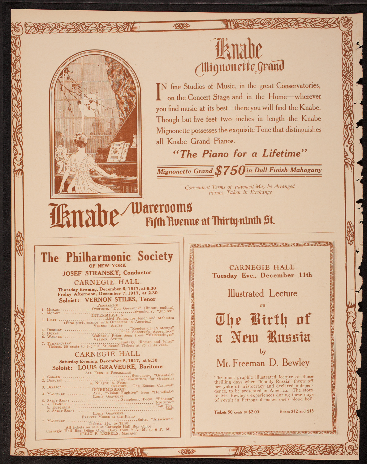 Newman Traveltalks: Our Real American -- The Indian, December 3, 1917, program page 12