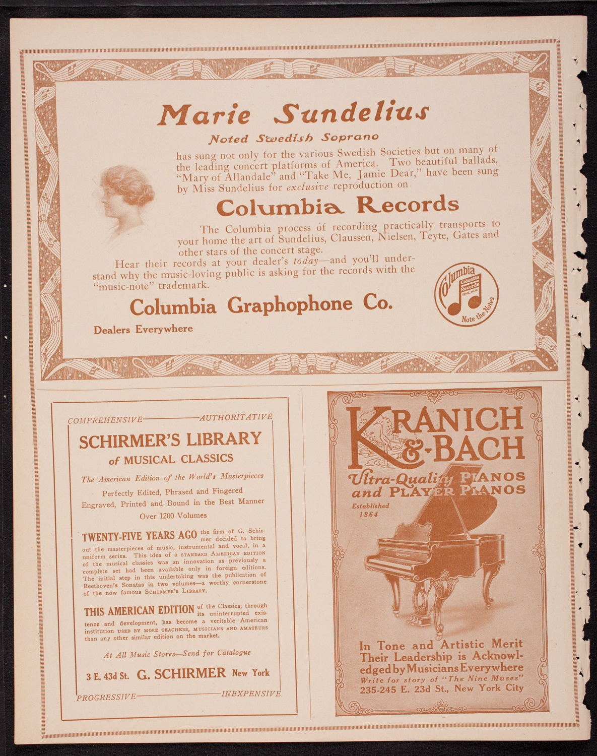 Gustavus Adolphus Festival and Concert, November 6, 1916, program page 6