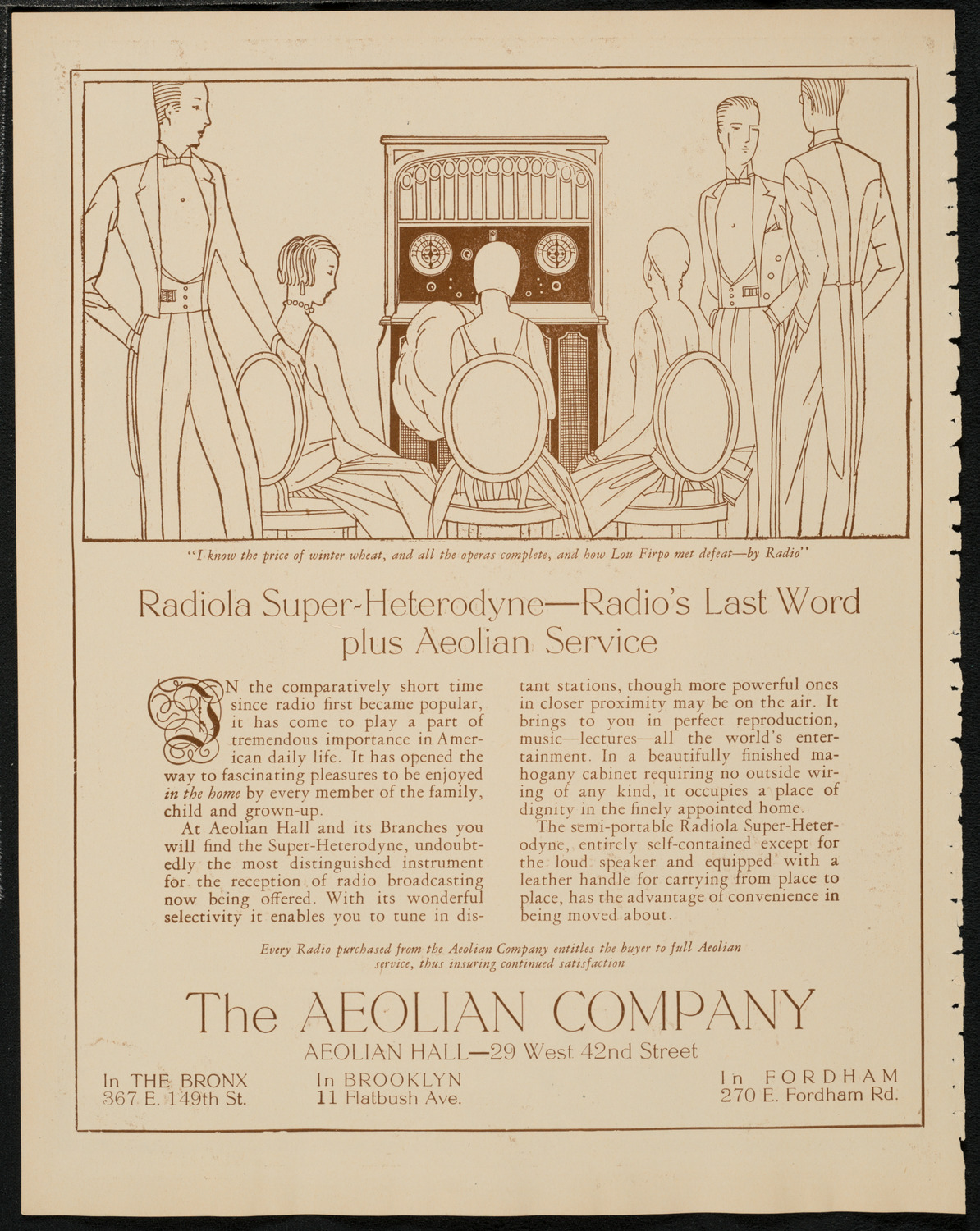 New York Symphony Orchestra, March 6, 1925, program page 2