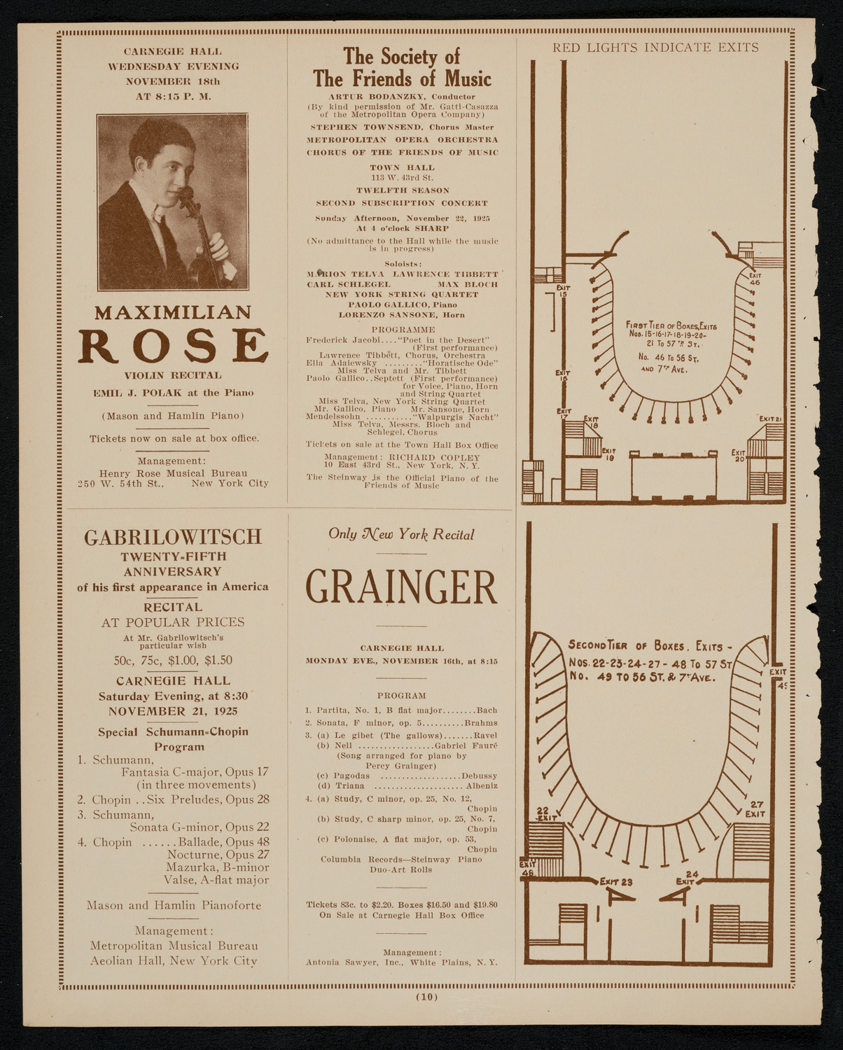 Symphony Concert for Young People, November 14, 1925, program page 10