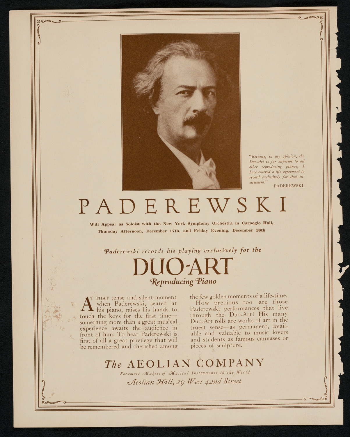 New York Philharmonic, December 19, 1925, program page 2