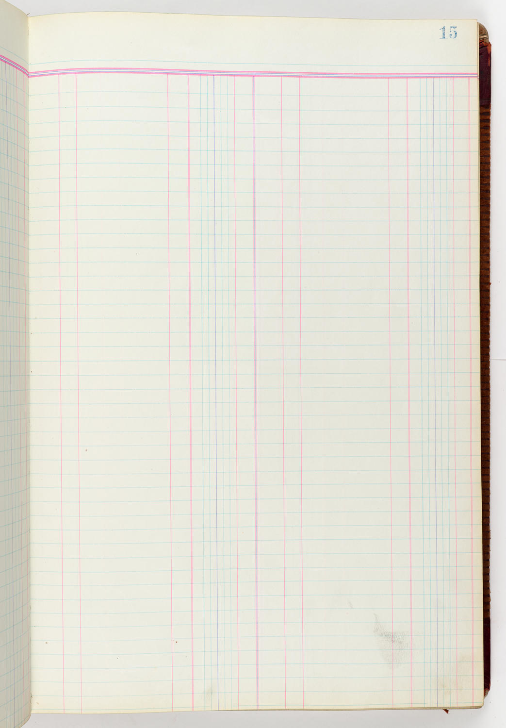 Music Hall Accounting Ledger Journal, volume 6, page 15
