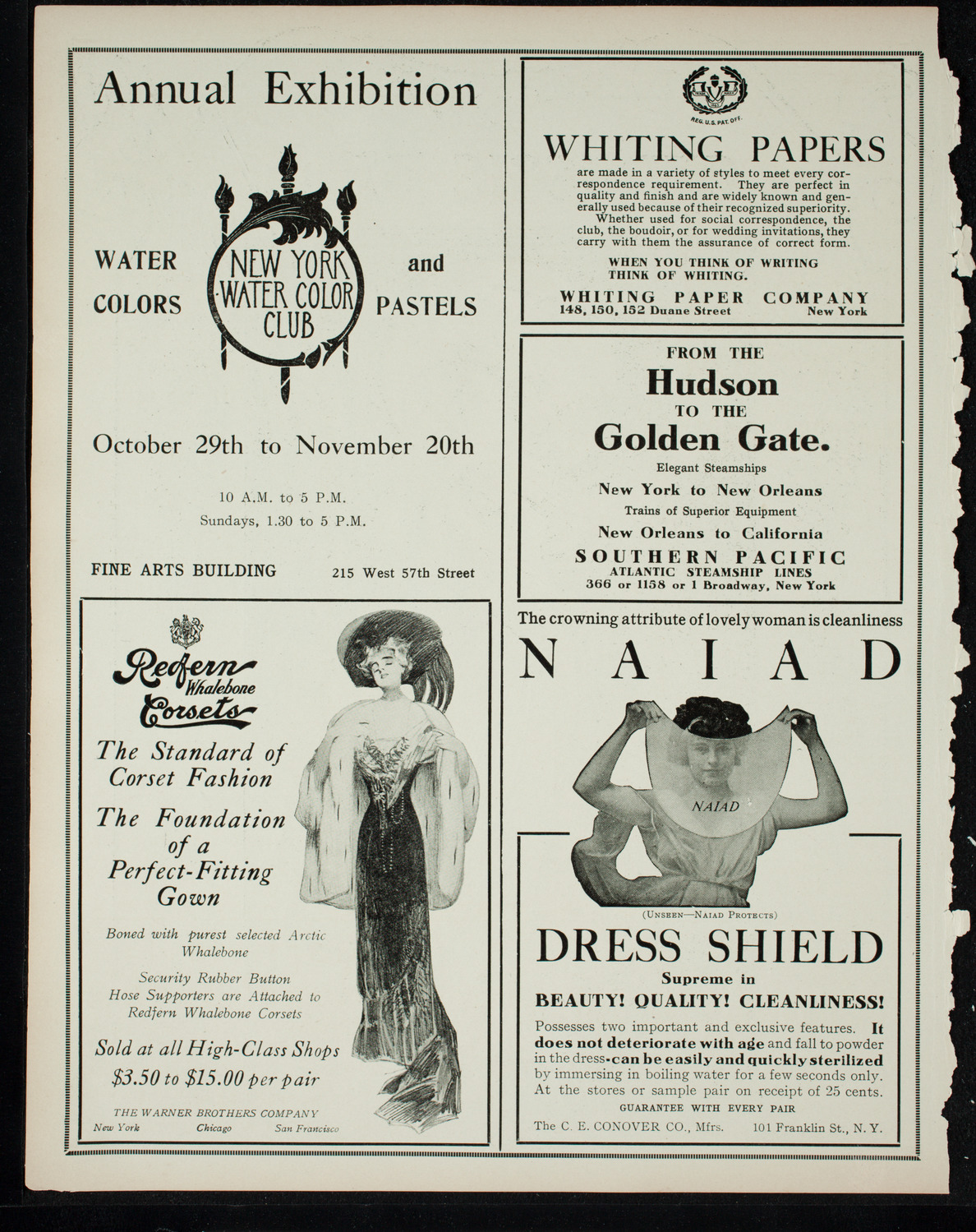 Marcella Sembrich, Soprano, November 8, 1910, program page 2