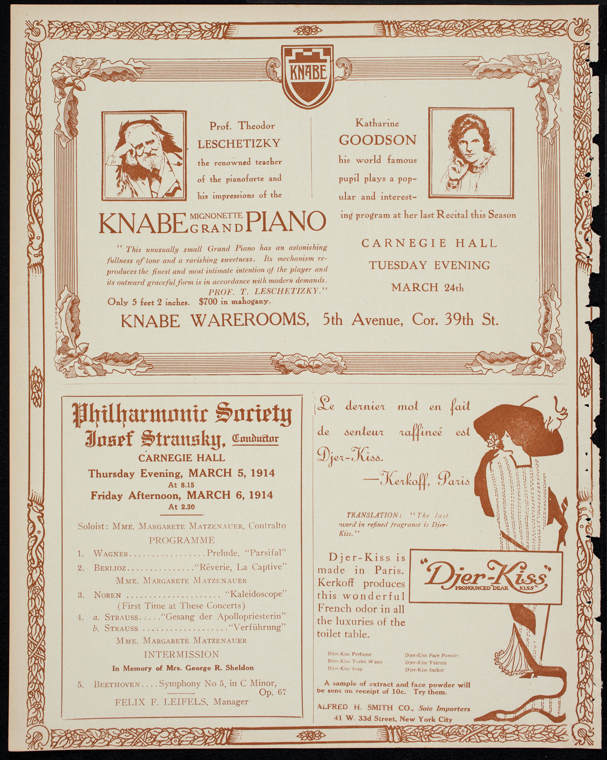 The Civic Forum, March 4, 1914, program page 12