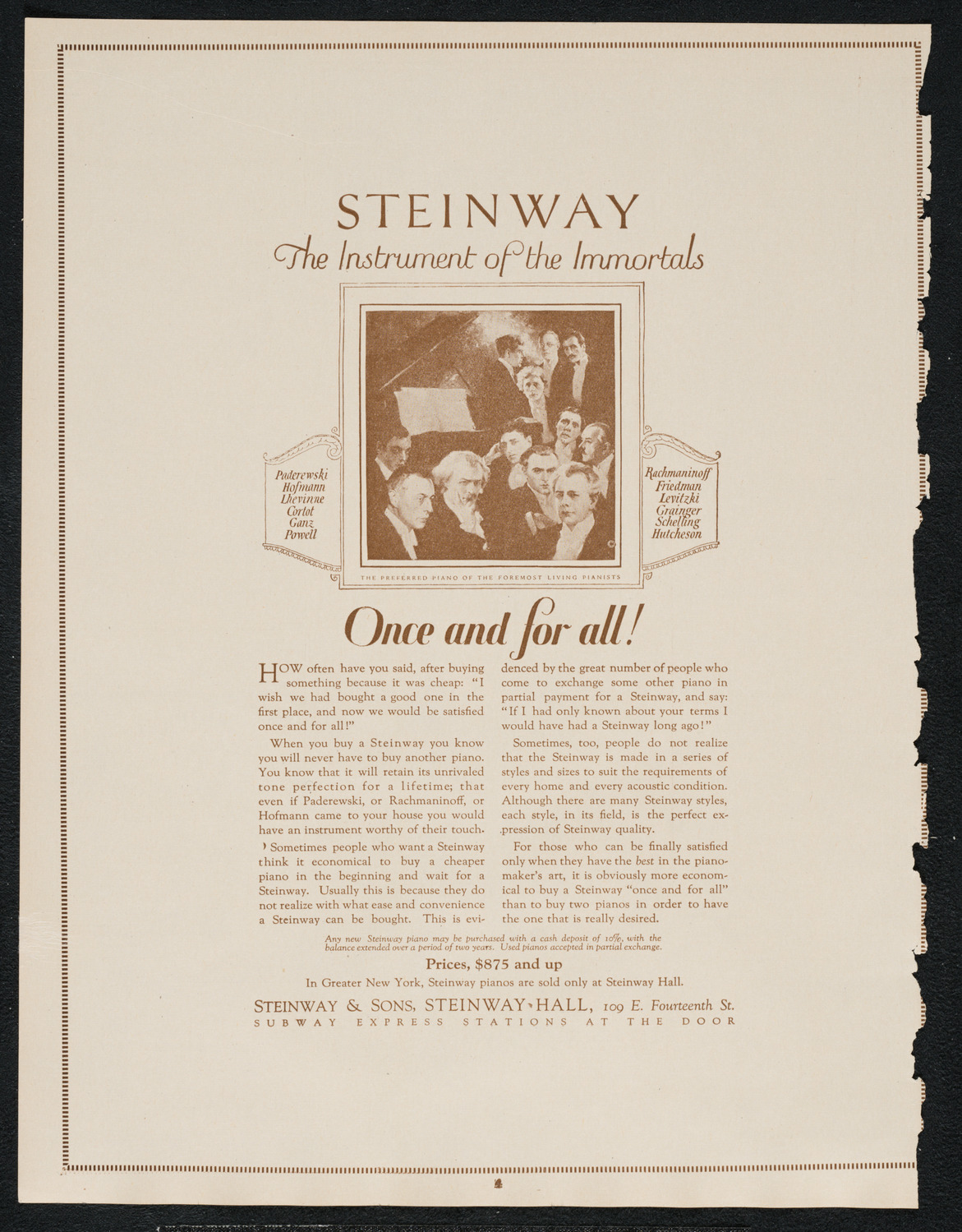 Columbus Day Celebration, October 12, 1922, program page 4