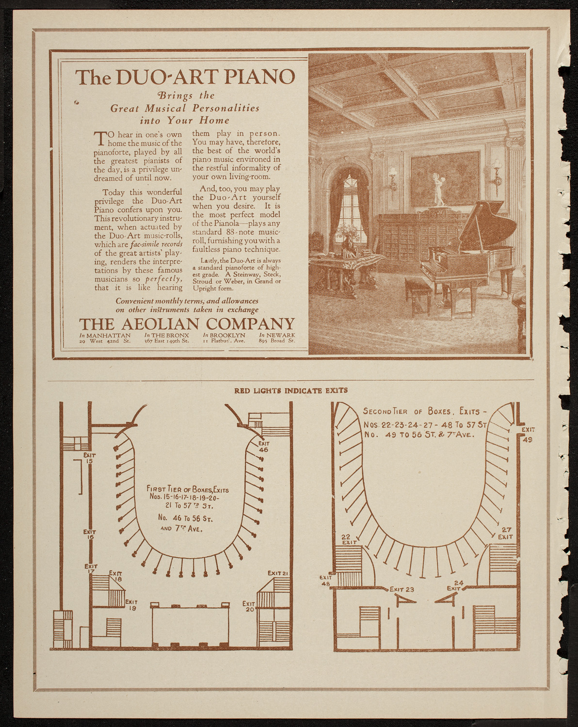 Benno Moiseiwitsch, Piano, March 21, 1920, program page 10