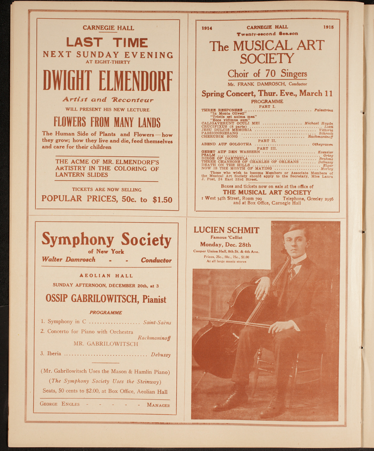 Symphony Concert for Young People, December 19, 1914, program page 8