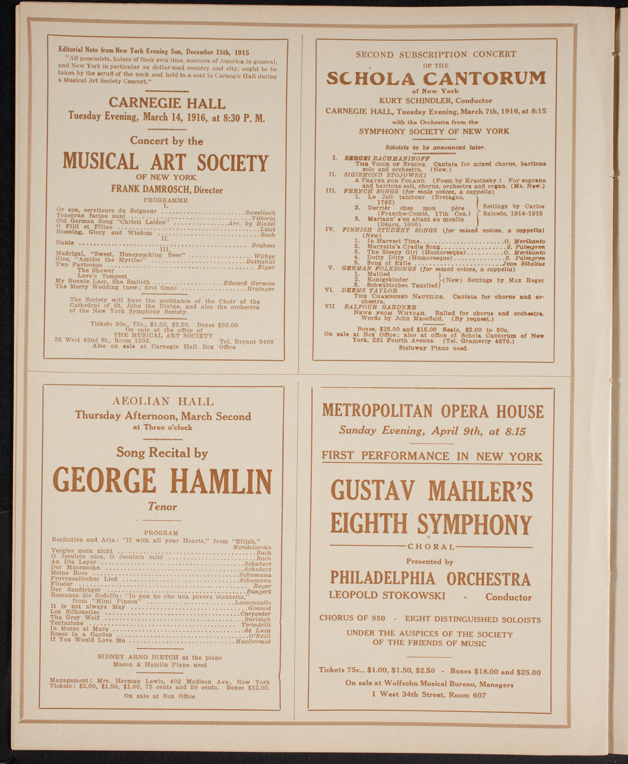 Newman Traveltalks: Brazil, February 27, 1916, program page 10