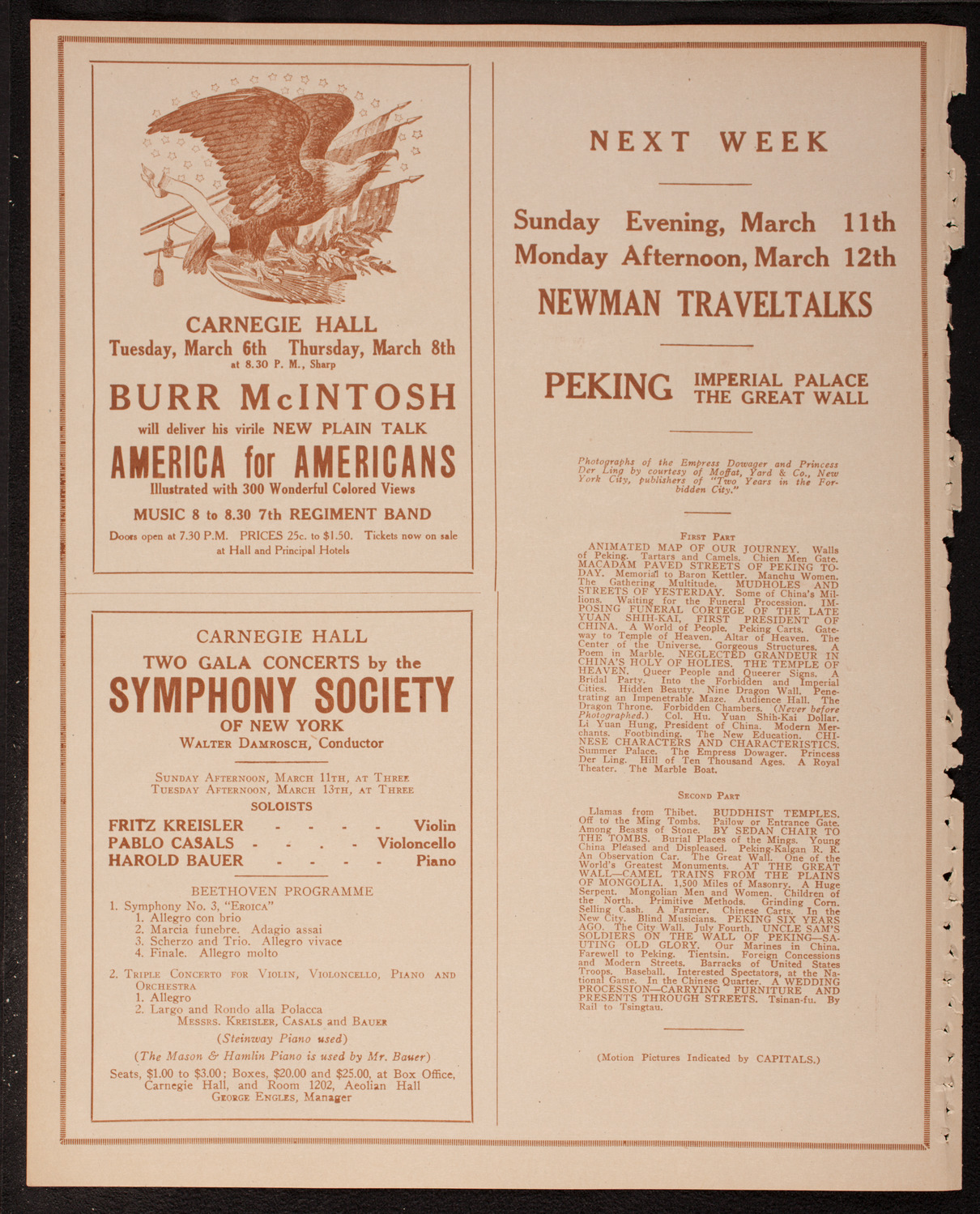 Newman Traveltalks: The New China, March 5, 1917, program page 8