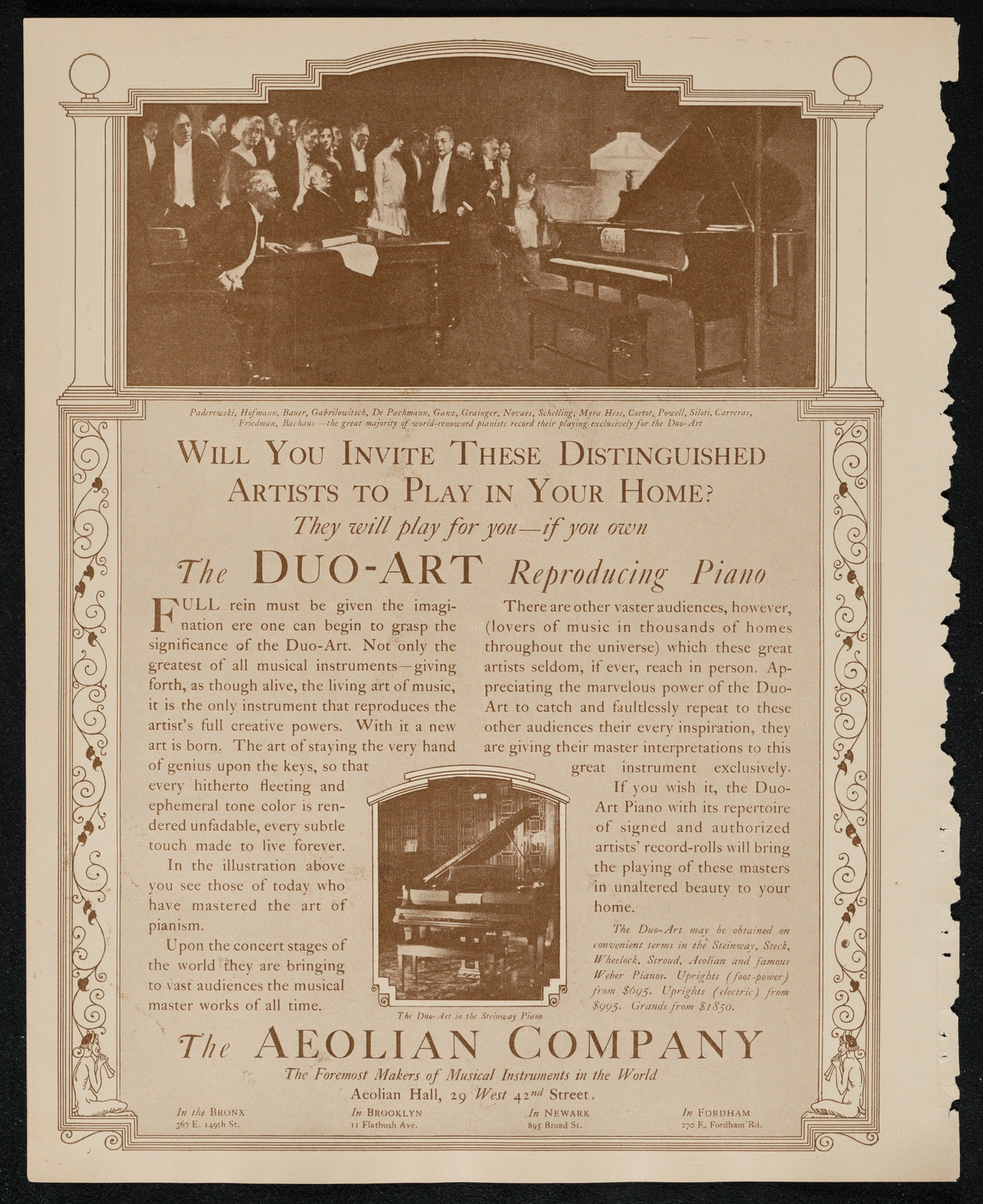 New York Philharmonic, November 16, 1924, program page 2