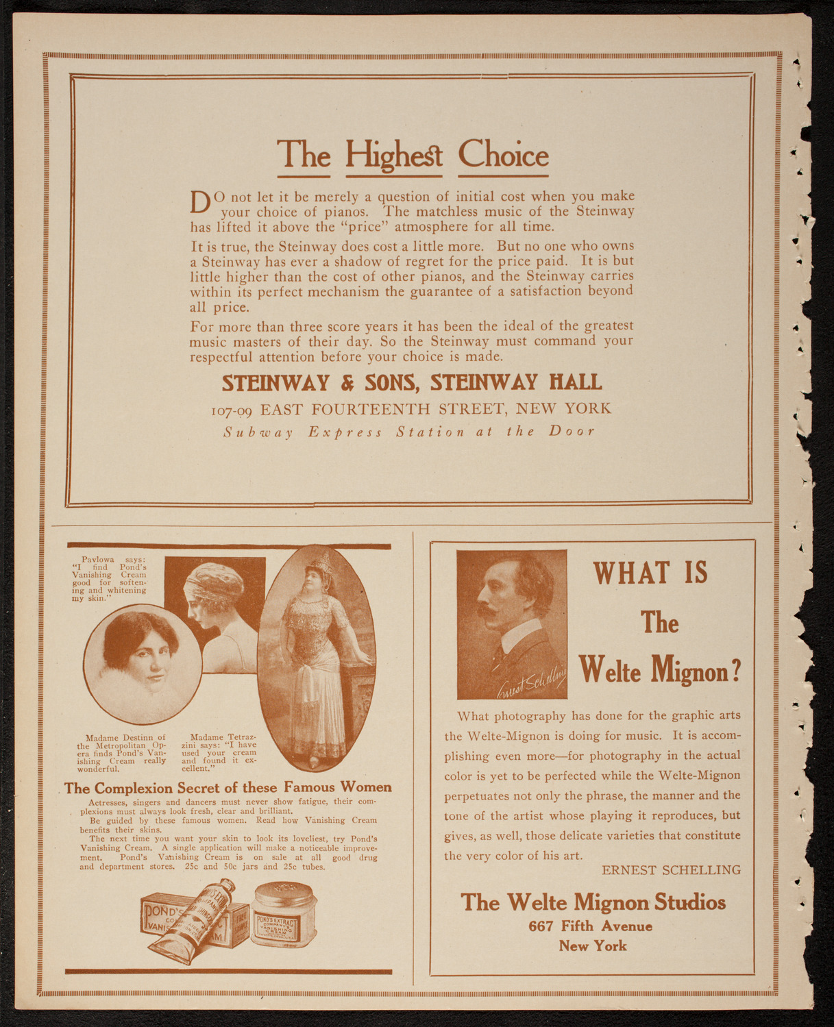 The Civic Forum, February 7, 1917, program page 4