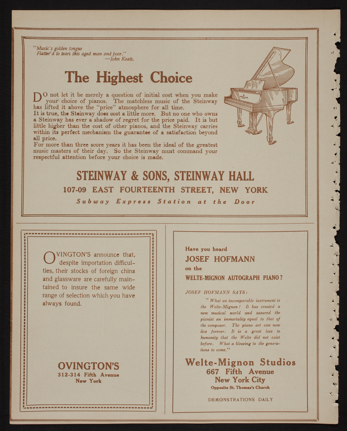 International Music Festival Chorus assisted by People's Choral Union, March 30, 1918, program page 4