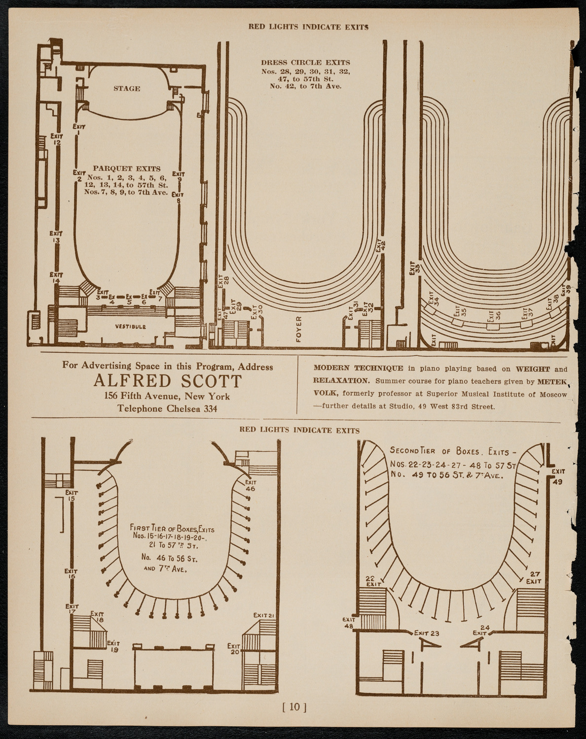 Orchestral concert by Matteo Bensman, March 18, 1922, program page 10