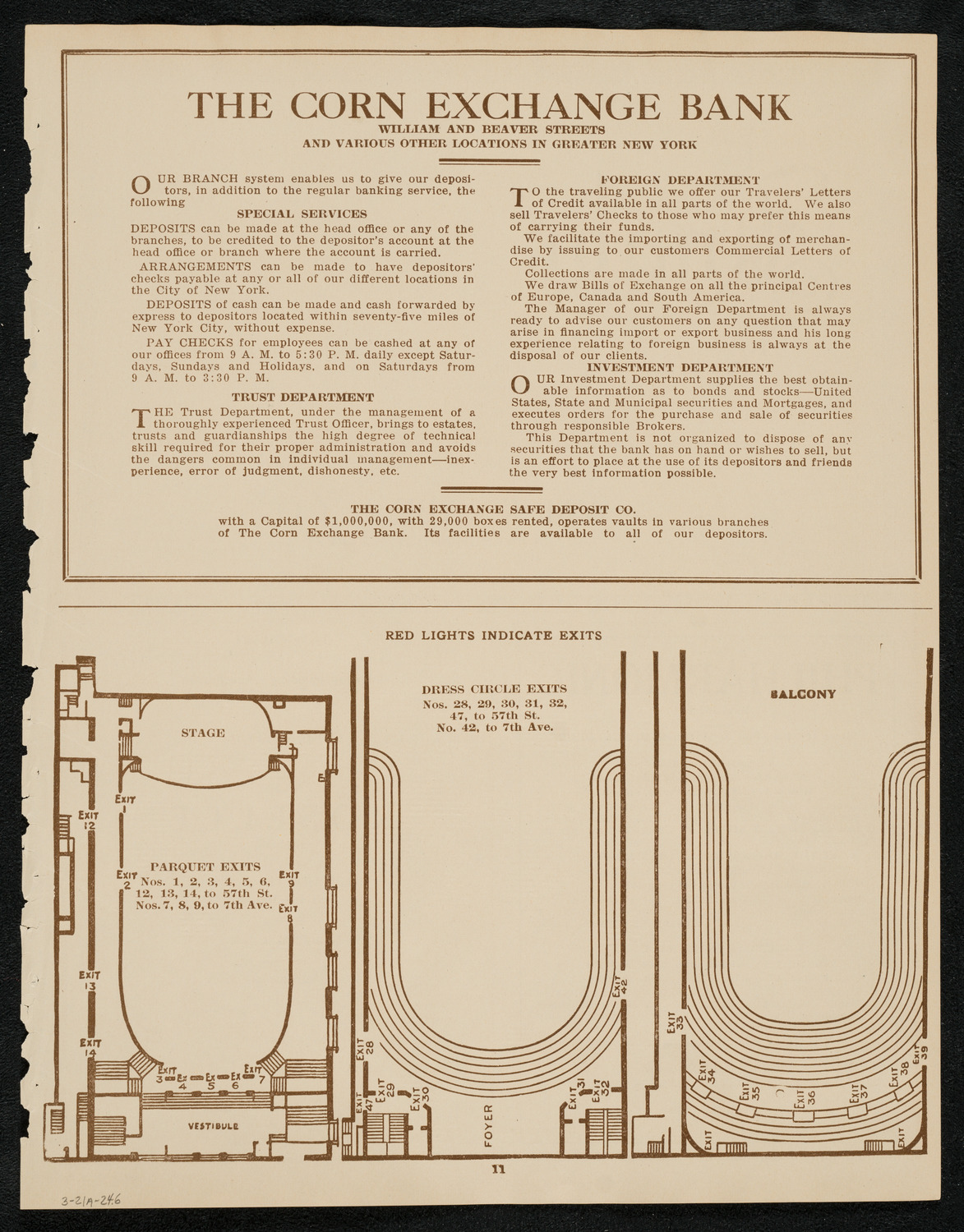 New York Philharmonic, March 21, 1924, program page 11