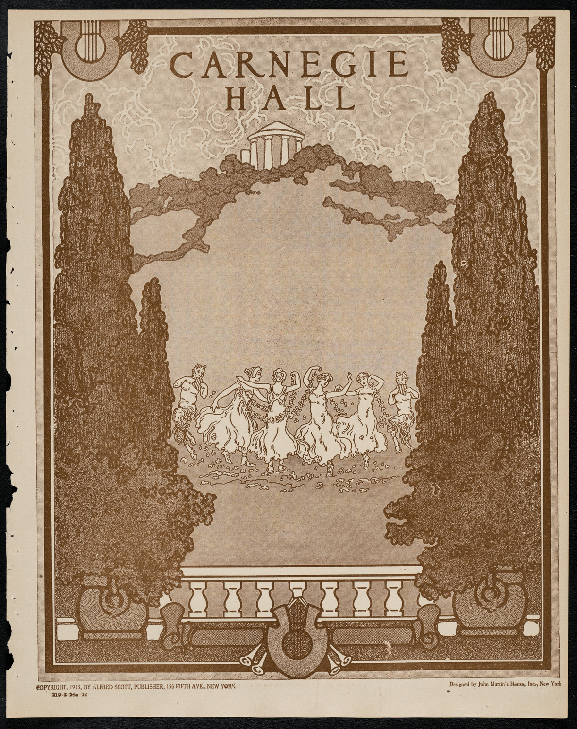 New York Philharmonic, March 24, 1922, program page 1