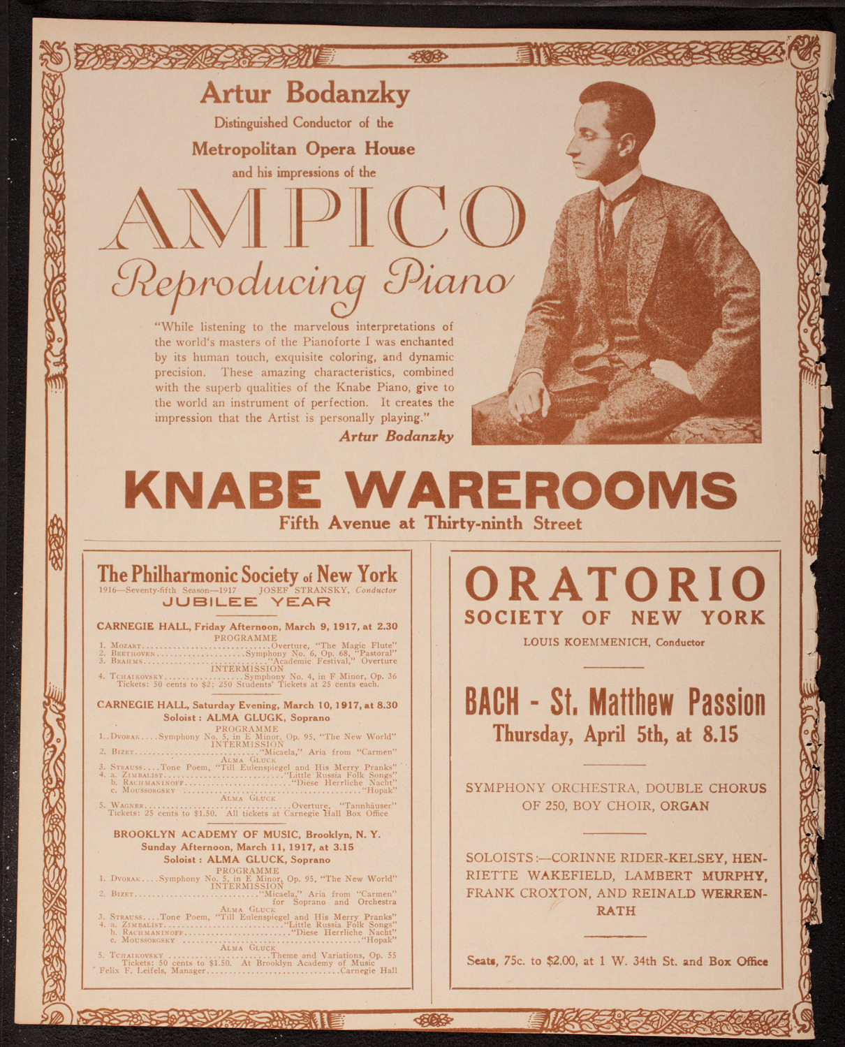 Meeting: American Rights League, March 5, 1917, program page 12