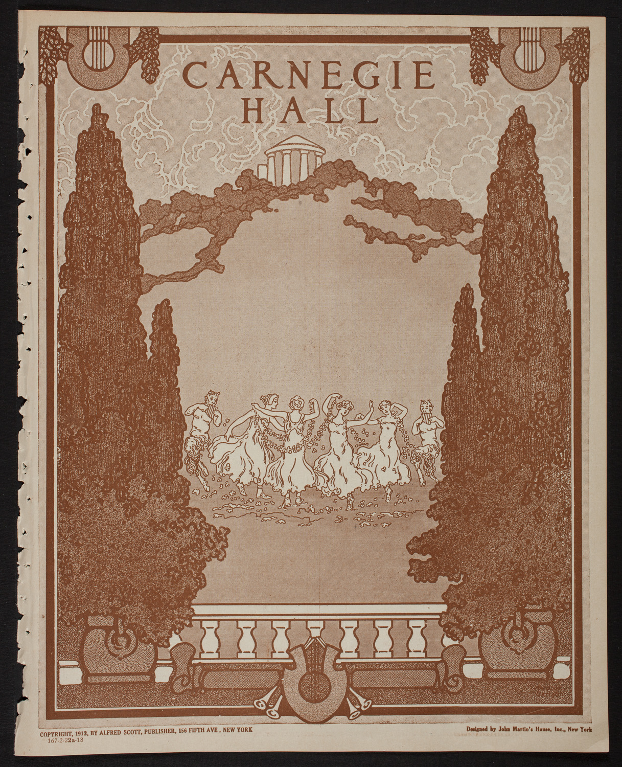 New York Philharmonic, February 22, 1918, program page 1