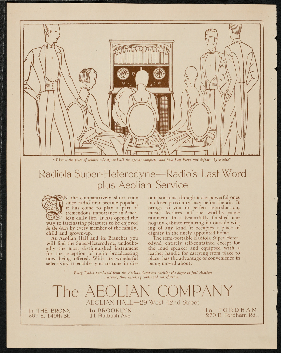 Philadelphia Orchestra, March 10, 1925, program page 2