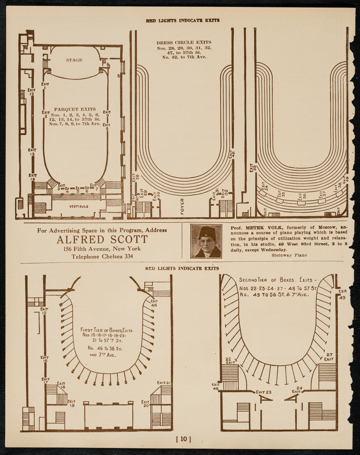 Mecca Temple of New York: Ancient Arabic Order of the Nobles of the Mystic Shrine, January 30, 1922, program page 10