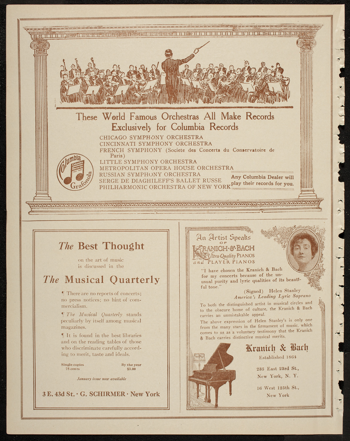 New Symphony Orchestra, March 30, 1920, program page 6