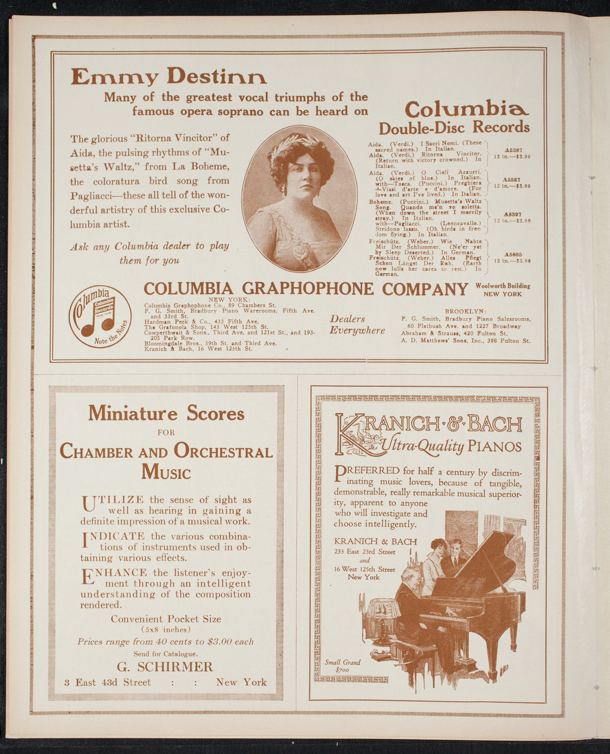 Roy Chandler's South American Series: Spring Byington-Chandler "A Trip to the Argentine", November 25, 1915, program page 6